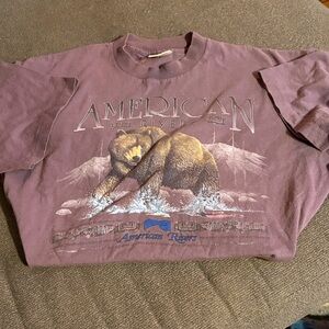 American Rivers Purple Bear Graphic Tee